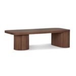 Reba Solid Wood Modern Coffee Table - Image 2