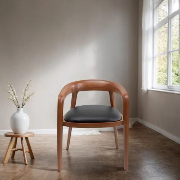 Stanley Solid Wood Arm Dining Chair - Image 1