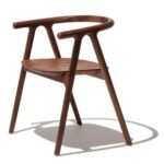 Classy Solid Wood High Back Dining Chair - Image 3