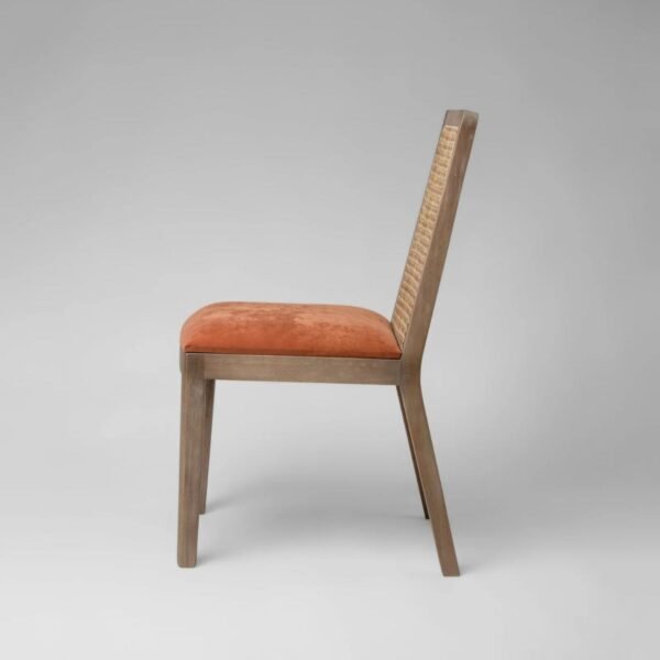 Fegi Solid Wood Rattan Dining Chair - Image 4