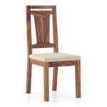 Elara Solid Wood Classic Dining Chair - Image 2