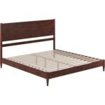 Ciko Mid-Century Solid Wood Platform Bed - Image 8