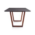 Gimo Solid Wood and Marble Top 8-10 Seater Dining Table - Image 5