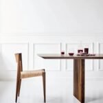 Odon Solid Wood 8-Seater Minimalist Dining Table - Image 2
