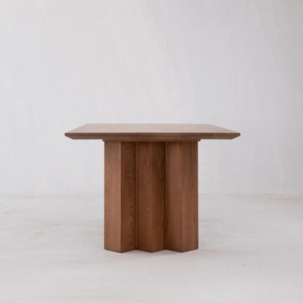 Accra Solid Wood Stylish 6-8 Seater Dining Table - Image 6