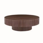 Starc Solid Wood Round Coffee Table - Image 5