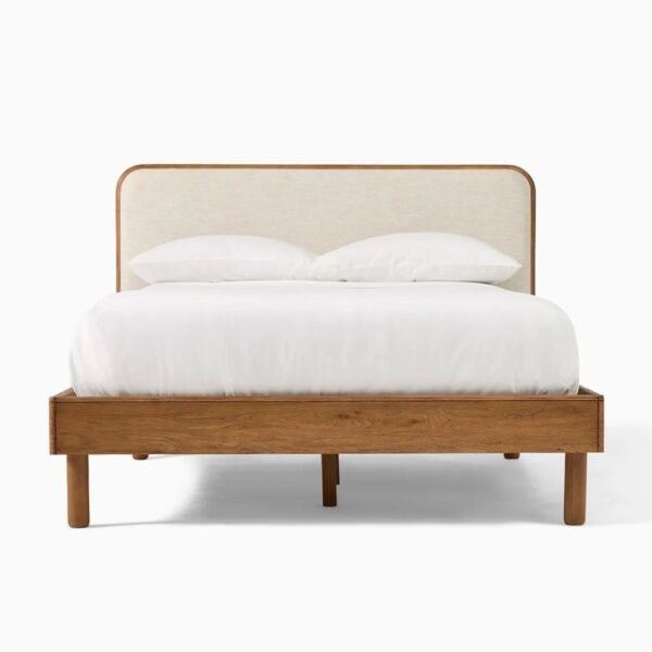 Silo Modern Solid Wood Upholstered Bed - Image 2