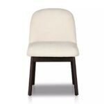 Harry Solid Wood Armless Upholstered Dining Chair - Image 3