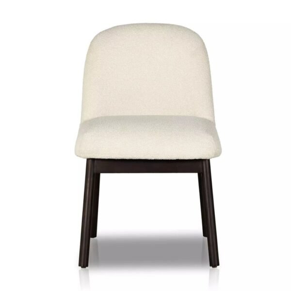 Harry Solid Wood Armless Upholstered Dining Chair - Image 3