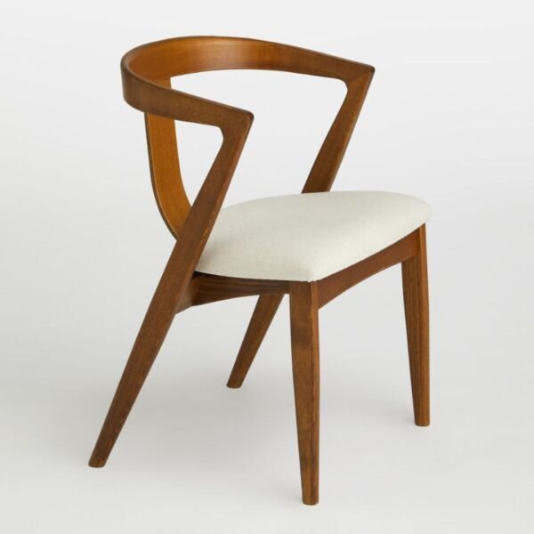 Henley Solid Wood Upholstered Dining Chair - Image 3