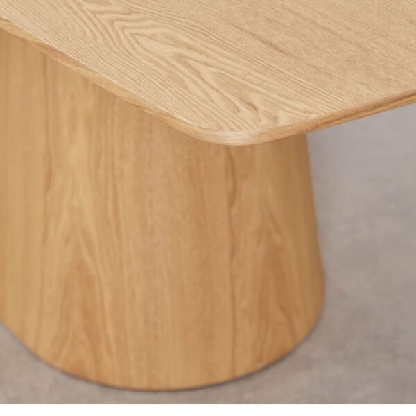 Kira Solid Wood Rectangular 6-8 Seater Dining Table - Image 6