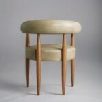 Sutton Solid Wood Curved Dining Chair - Image 4