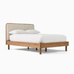 Silo Modern Solid Wood Upholstered Bed - Image 3