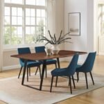 Paris Solid Wood Live Edge Dining Table