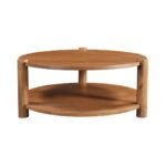 Meadows Solid Wood Round Coffee Table - Image 4