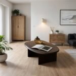 Stan Solid Wood Modern Coffee Table
