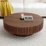 Starc Solid Wood Round Coffee Table - Image 3