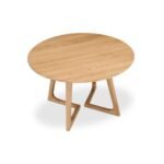 Weston Solid Wood Round Modern 4-Seater Dining Table - Image 4