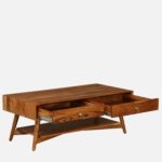 Kona Retro Solid Wood Storage Coffee Table - Image 4