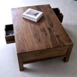 Thar Solid Wood Storage Coffee Table - Image 4