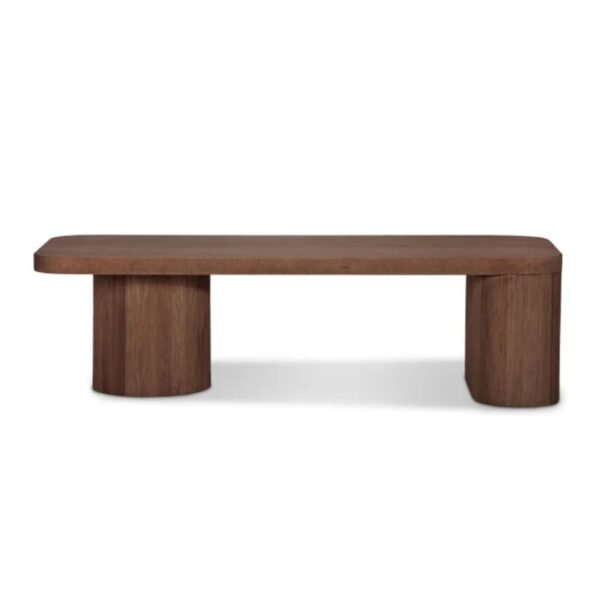 Reba Solid Wood Modern Coffee Table - Image 4