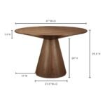 Waba Solid Wood Round Dining Table - Image 7