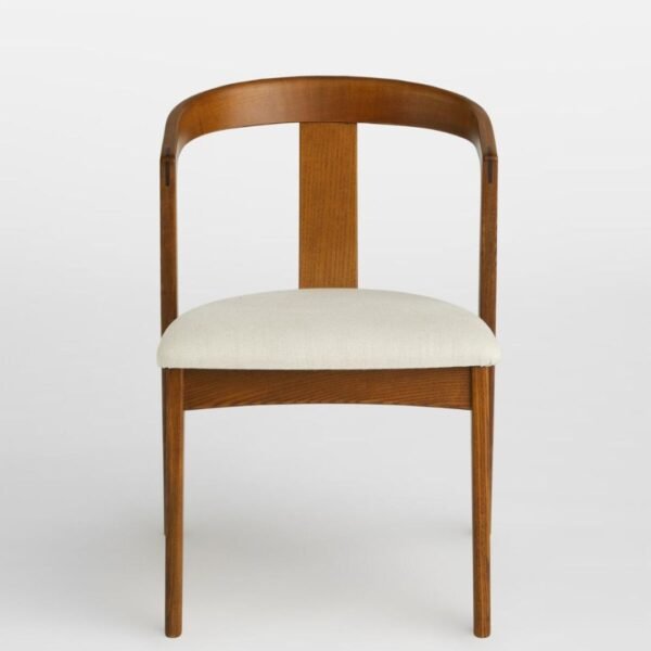 Henley Solid Wood Upholstered Dining Chair - Image 4