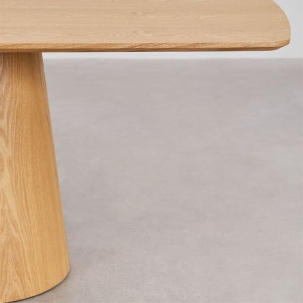 Kira Solid Wood Rectangular 6-8 Seater Dining Table - Image 5