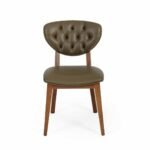 Walden Solid Wood Upholstered Dining Chair - Image 2