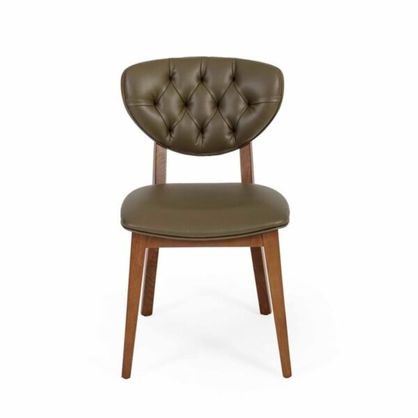 Walden Solid Wood Upholstered Dining Chair - Image 2