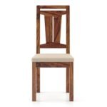 Elara Solid Wood Classic Dining Chair - Image 3