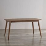 Goko Solid Wood Rectangular 6-Seater Dining Table - Image 3