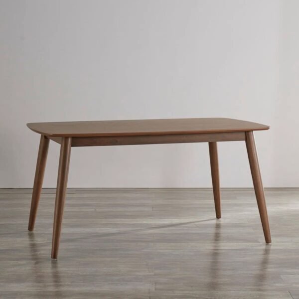 Goko Solid Wood Rectangular 6-Seater Dining Table - Image 3
