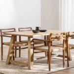 Zone Solid Wood 6-Seater Dining Table