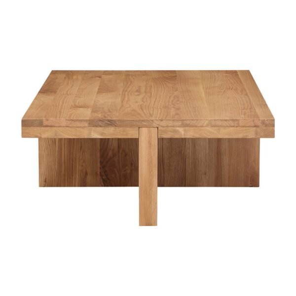 Thomas Solid Wood Contemporary Rectangular Coffee Table - Image 4