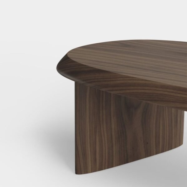 Stan Solid Wood Modern Coffee Table - Image 5