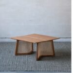 Breeze Solid Wood Rattan Accent Coffee Table - Image 4