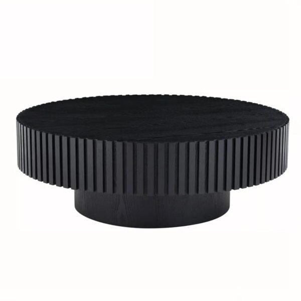 Starc Solid Wood Round Coffee Table - Image 6