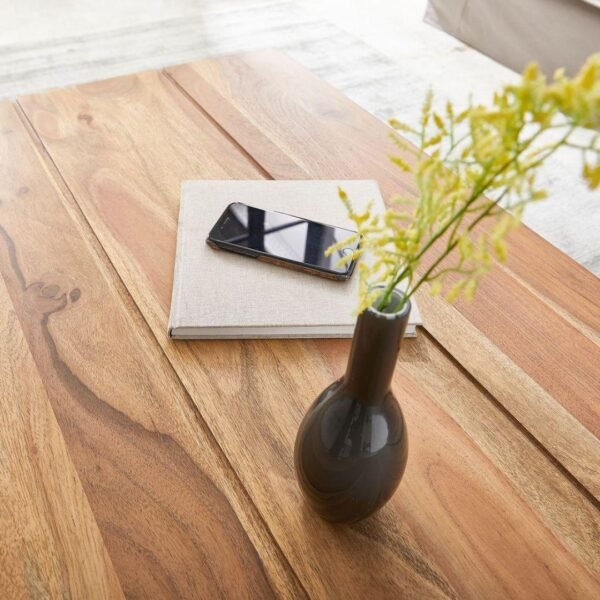 Adol Solid Wood Metal Coffee Table - Image 5