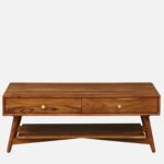 Kona Retro Solid Wood Storage Coffee Table - Image 3