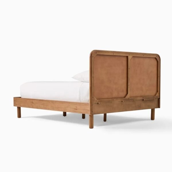 Silo Modern Solid Wood Upholstered Bed - Image 5