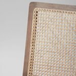 Fegi Solid Wood Rattan Dining Chair - Image 6