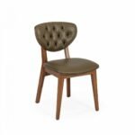 Walden Solid Wood Upholstered Dining Chair - Image 3