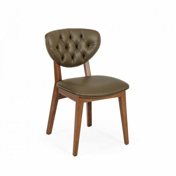 Walden Solid Wood Upholstered Dining Chair - Image 3