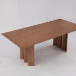 Accra Solid Wood Stylish 6-8 Seater Dining Table - Image 5