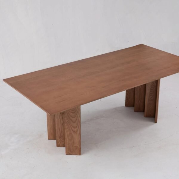 Accra Solid Wood Stylish 6-8 Seater Dining Table - Image 5