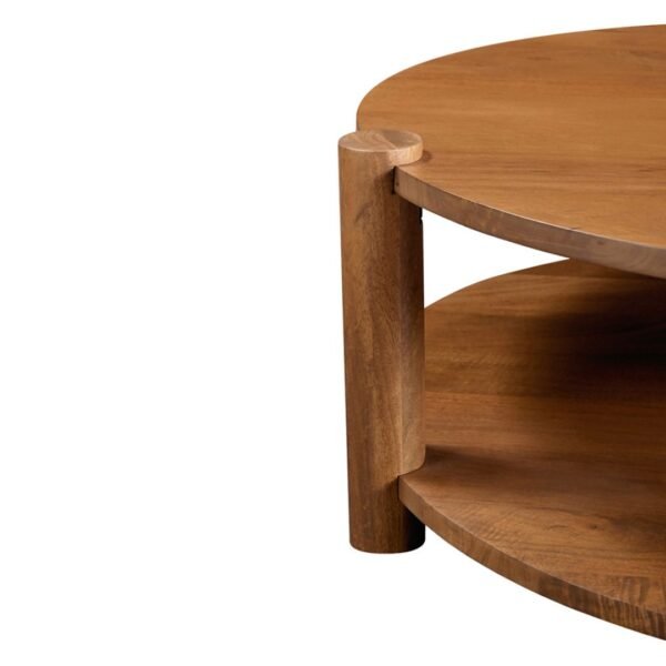 Meadows Solid Wood Round Coffee Table - Image 5