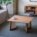 Breeze Solid Wood Rattan Accent Coffee Table - Image 3