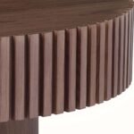Starc Solid Wood Round Coffee Table - Image 4