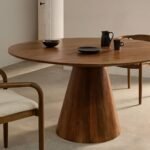Waba Solid Wood Round Dining Table - Image 2